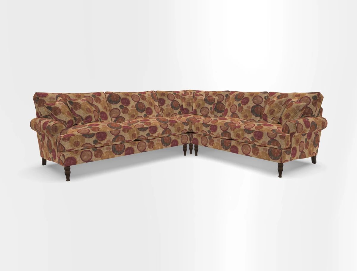 Cooksbridge corner sofa LHF in Cloth 21 Oak Leaf Beech
