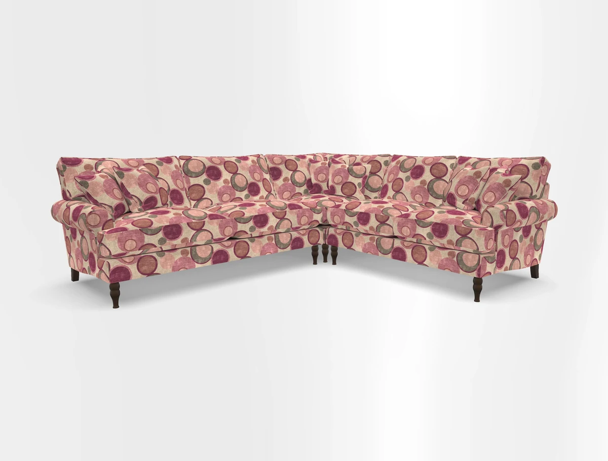 Cooksbridge corner sofa LHF in Cloth 21 Oak Leaf Beech