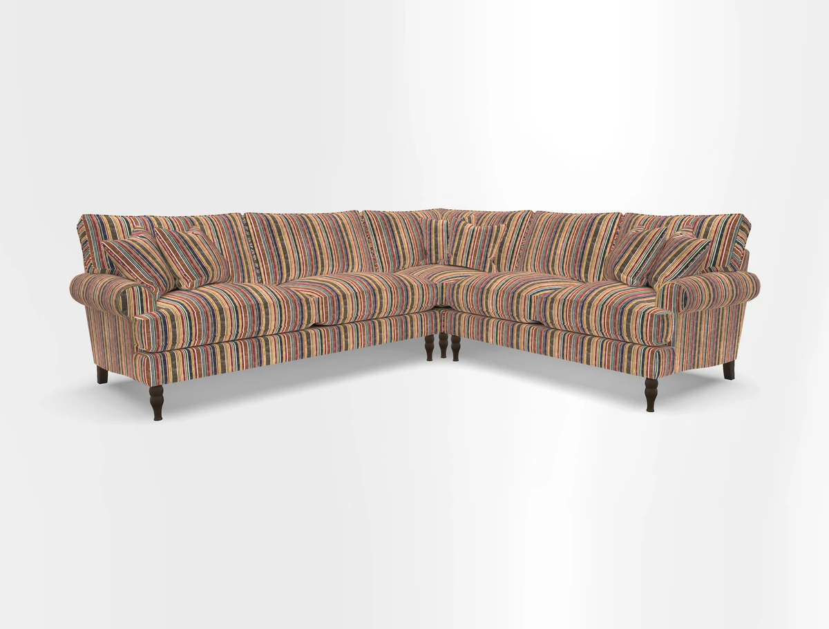 Cooksbridge corner sofa LHF in Cloth 21 Oak Leaf Beech