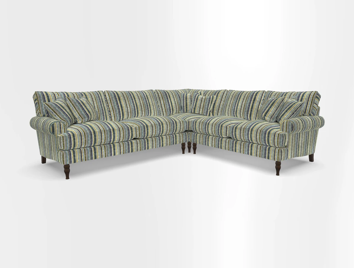 Cooksbridge corner sofa LHF in Cloth 21 Oak Leaf Beech