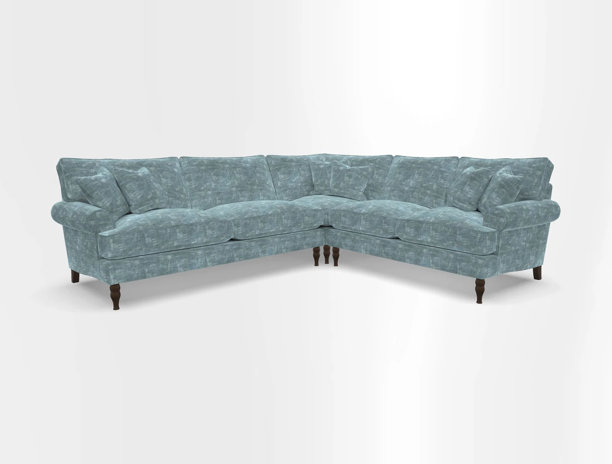 Cooksbridge corner sofa LHF in Cloth 21 Oak Leaf Beech
