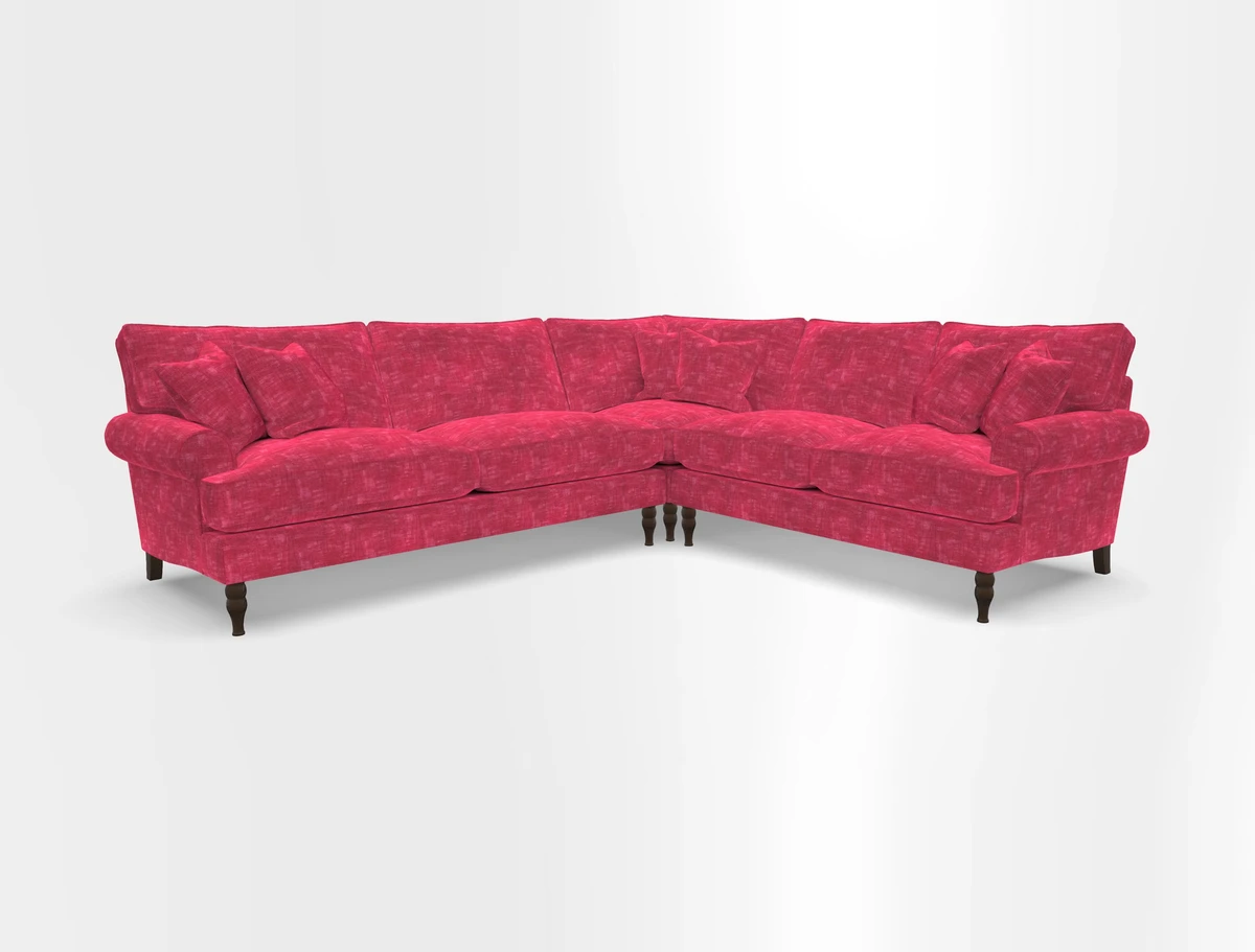 Cooksbridge corner sofa LHF in Cloth 21 Oak Leaf Beech