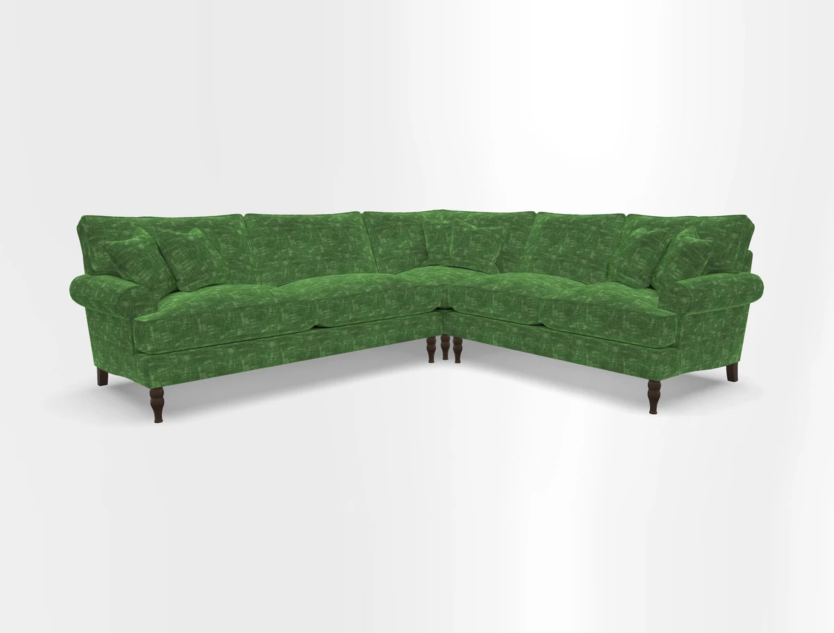 Cooksbridge corner sofa LHF in Cloth 21 Oak Leaf Beech