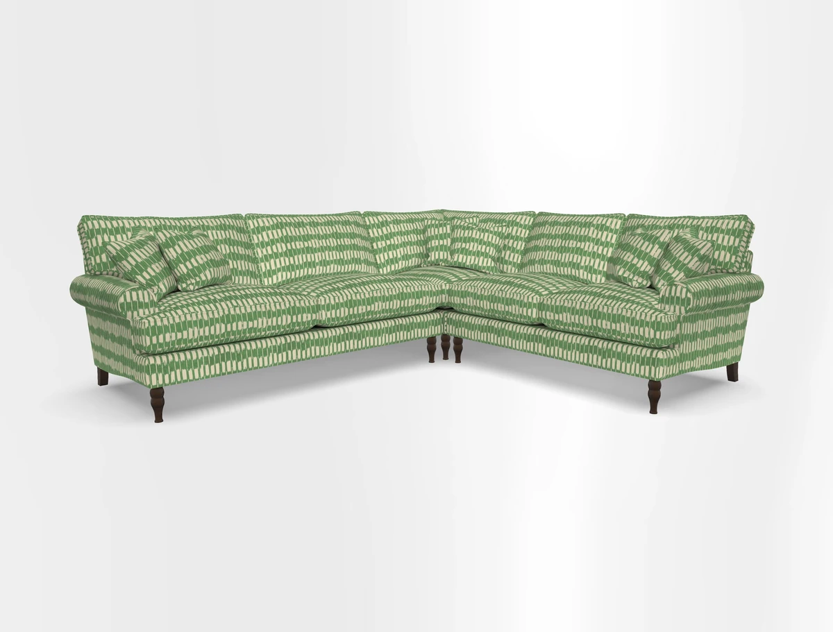 Cooksbridge corner sofa LHF in Cloth 21 Oak Leaf Beech