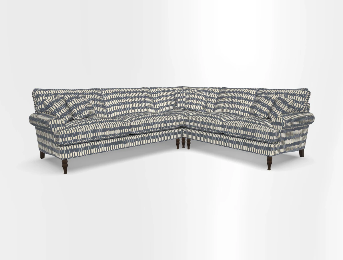 Cooksbridge corner sofa LHF in Cloth 21 Oak Leaf Beech