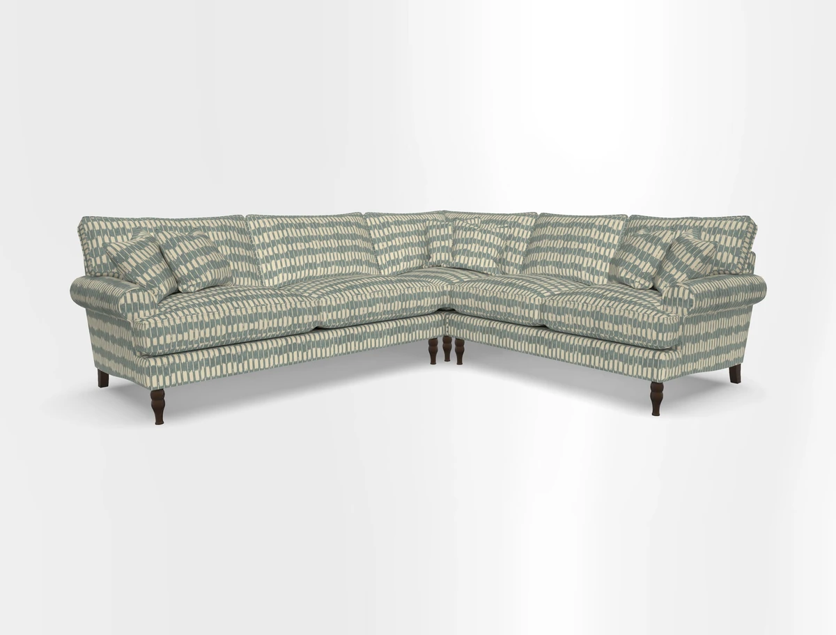 Cooksbridge corner sofa LHF in Cloth 21 Oak Leaf Beech