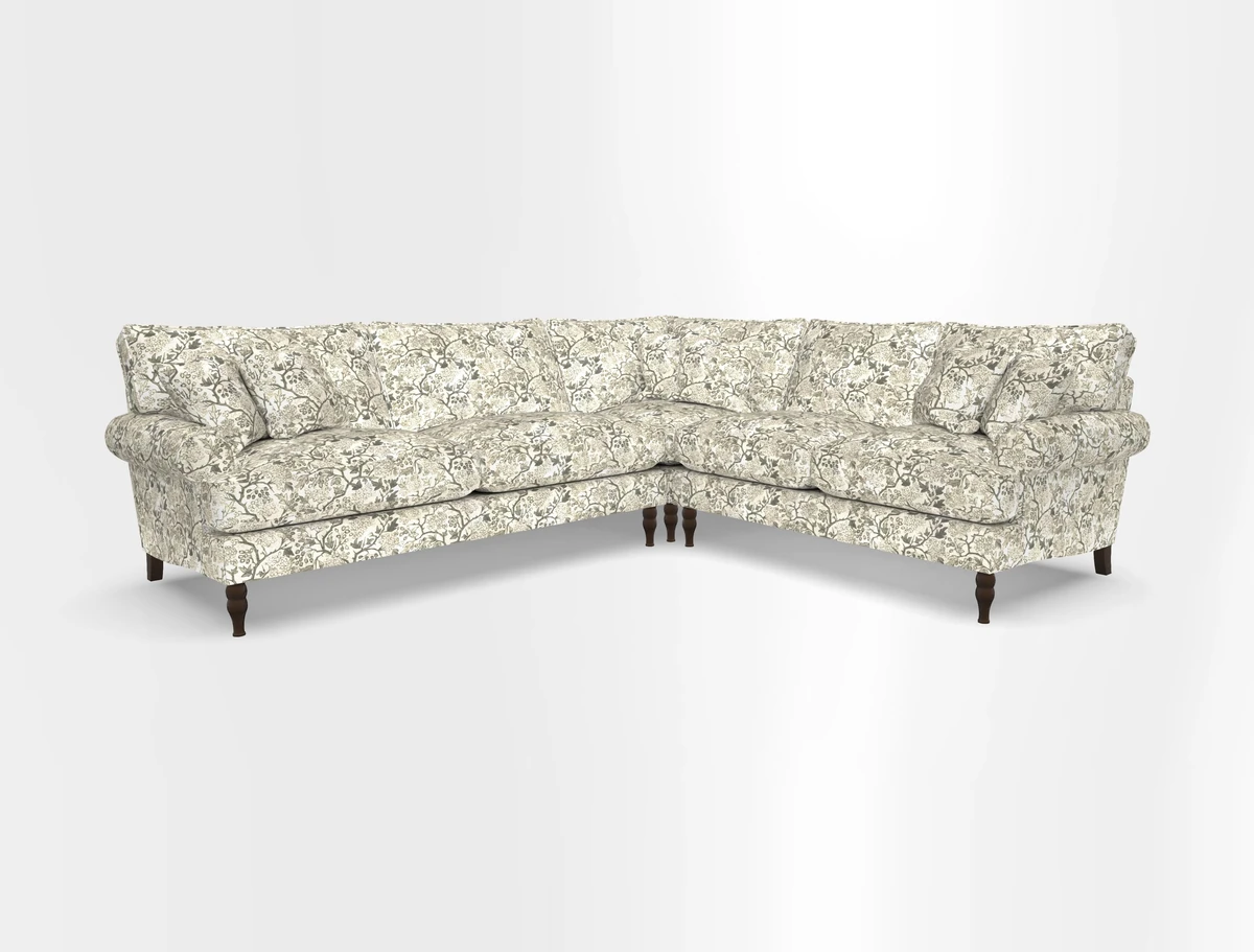 Cooksbridge corner sofa LHF in Cloth 21 Oak Leaf Beech