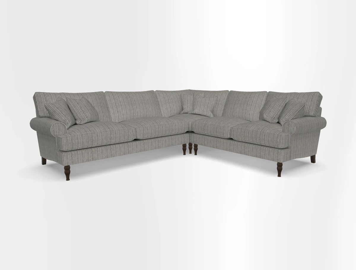 Cooksbridge corner sofa LHF in Cloth 21 Oak Leaf Beech