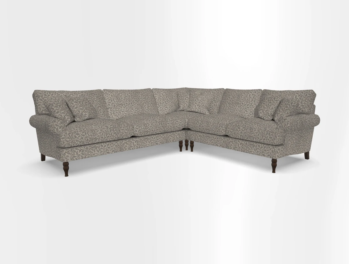Cooksbridge corner sofa LHF in Cloth 21 Oak Leaf Beech