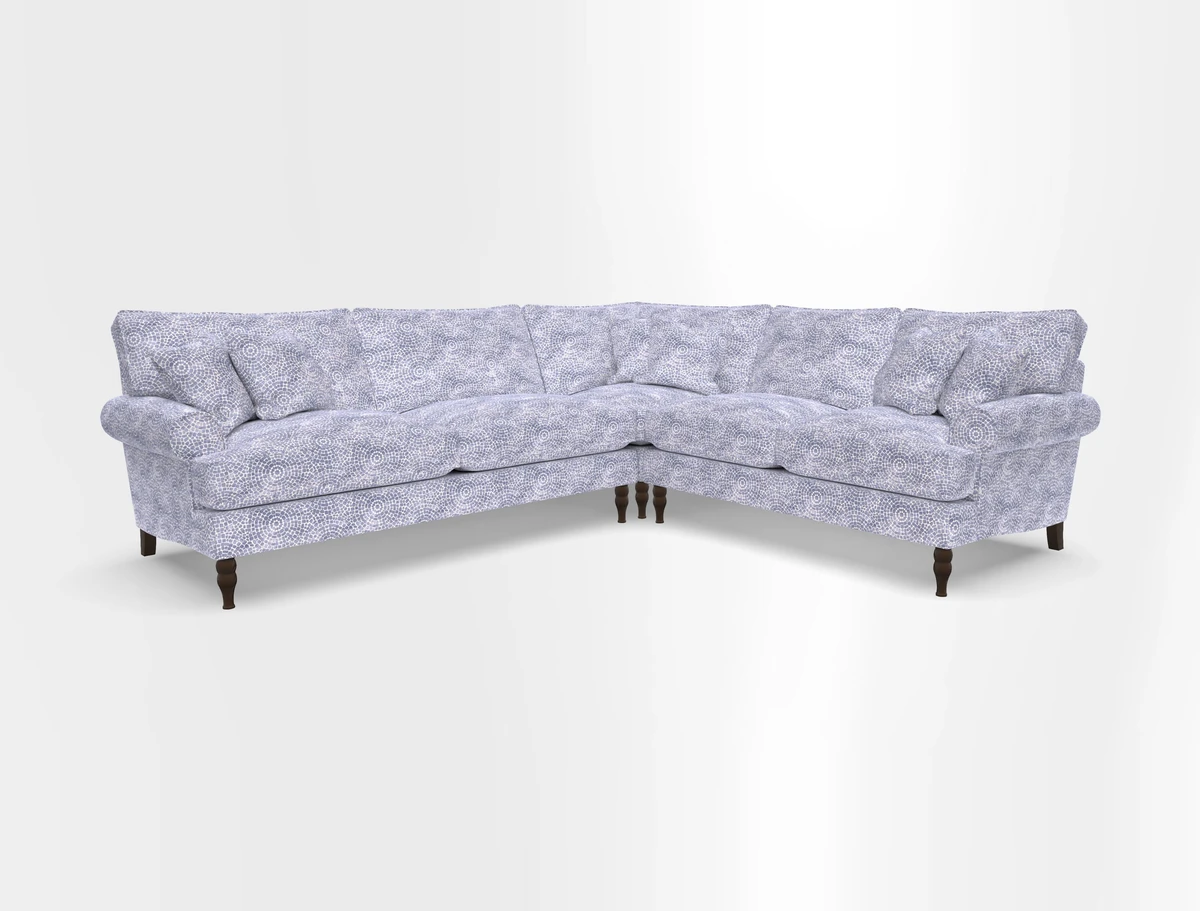 Cooksbridge corner sofa LHF in Cloth 21 Oak Leaf Beech