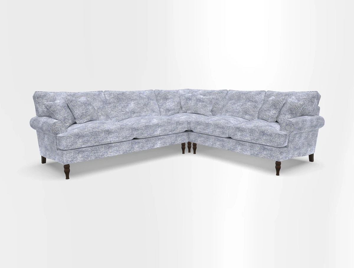 Cooksbridge corner sofa LHF in Cloth 21 Oak Leaf Beech