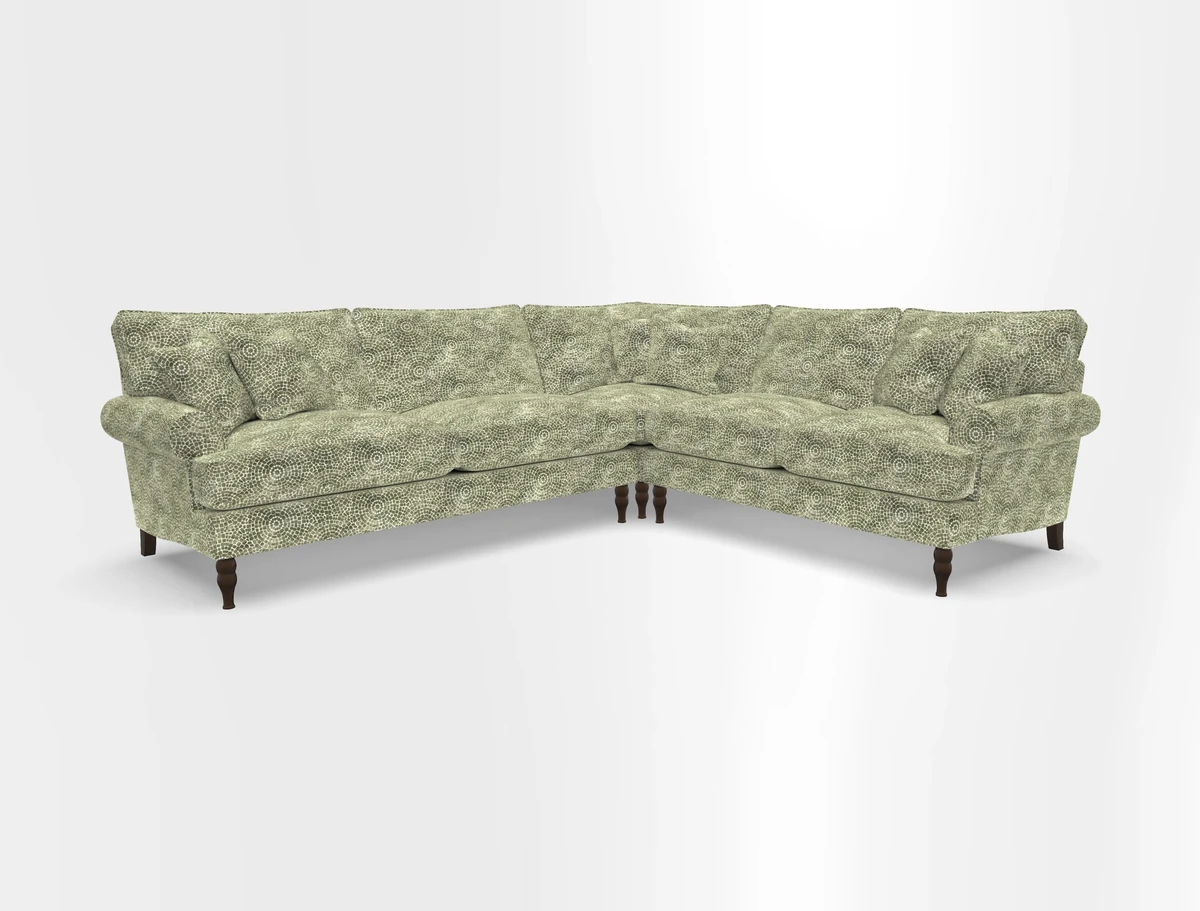Cooksbridge corner sofa LHF in Cloth 21 Oak Leaf Beech