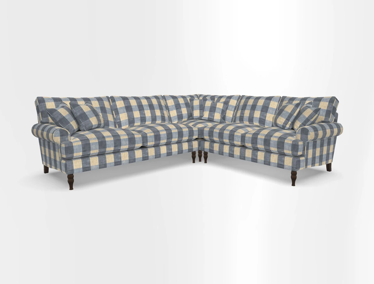 Cooksbridge corner sofa LHF in Cloth 21 Oak Leaf Beech