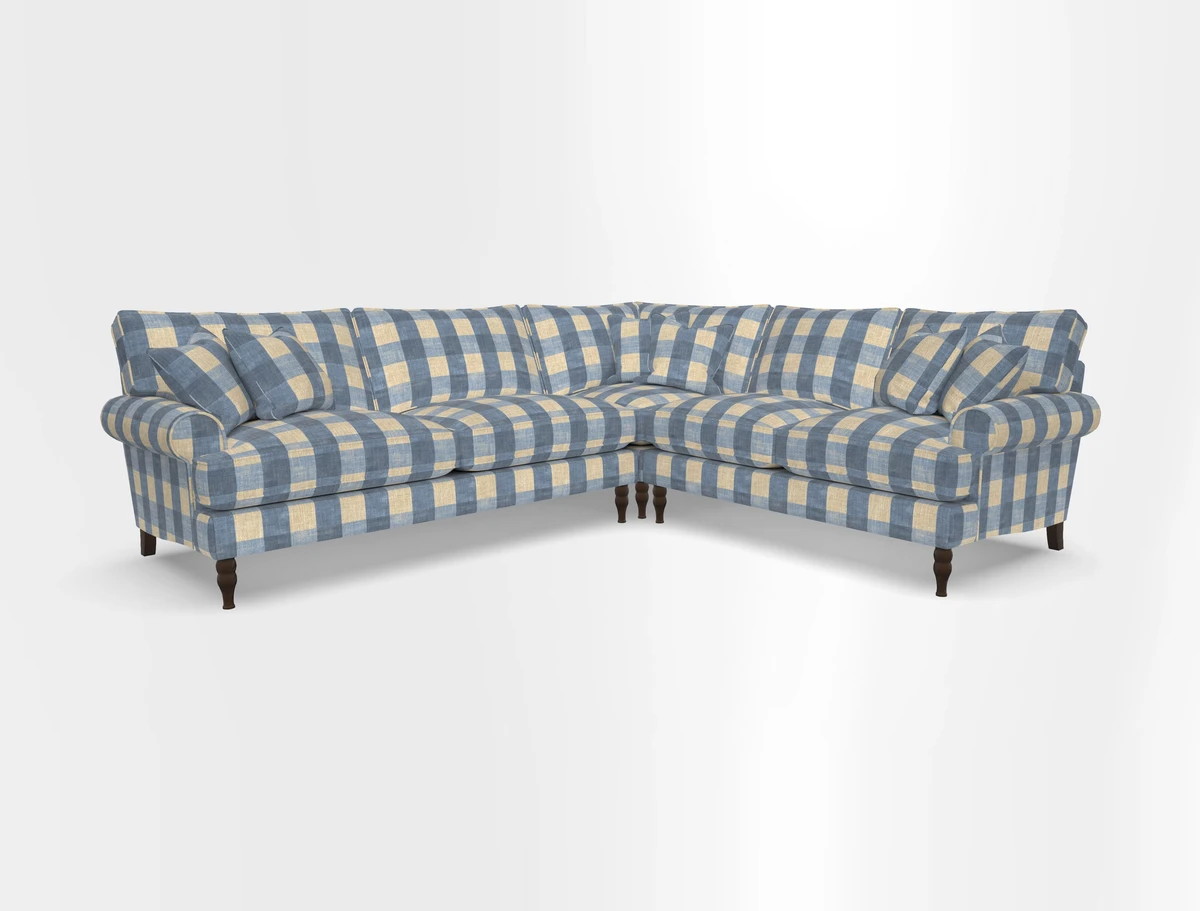 Cooksbridge corner sofa LHF in Cloth 21 Oak Leaf Beech