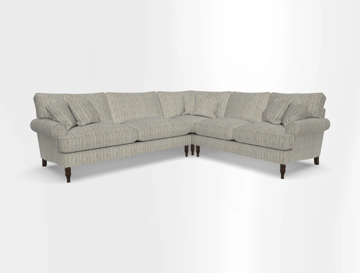 Cooksbridge corner sofa LHF in Cloth 21 Oak Leaf Beech