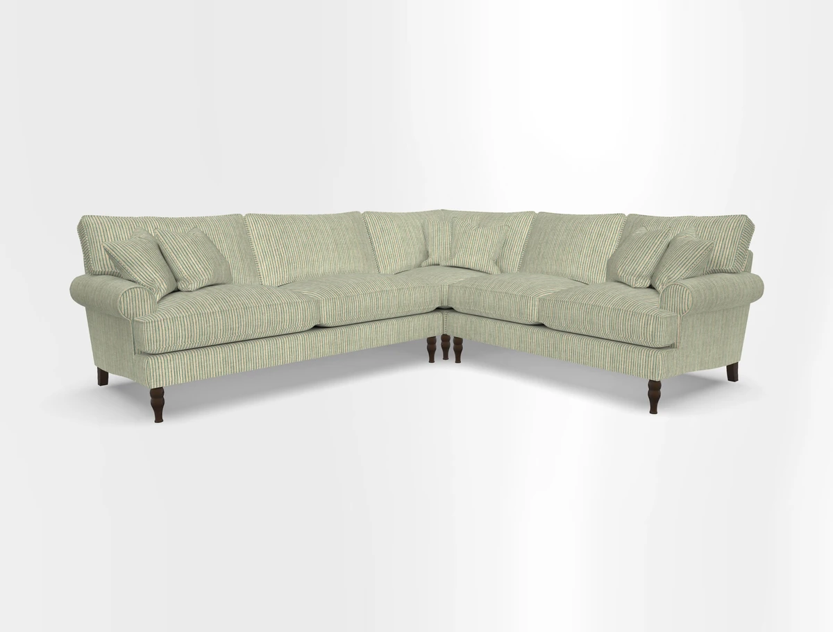 Cooksbridge corner sofa LHF in Cloth 21 Oak Leaf Beech