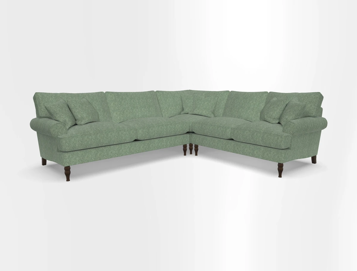 Cooksbridge corner sofa LHF in Cloth 21 Oak Leaf Beech