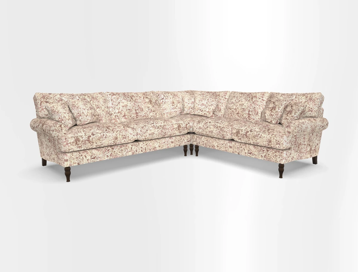 Cooksbridge corner sofa LHF in Cloth 21 Oak Leaf Beech
