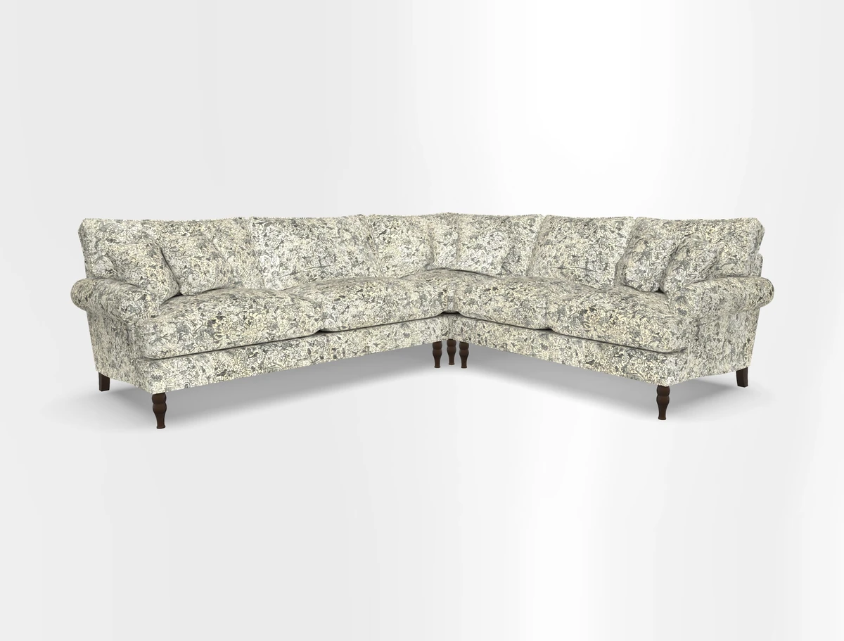 Cooksbridge corner sofa LHF in Cloth 21 Oak Leaf Beech