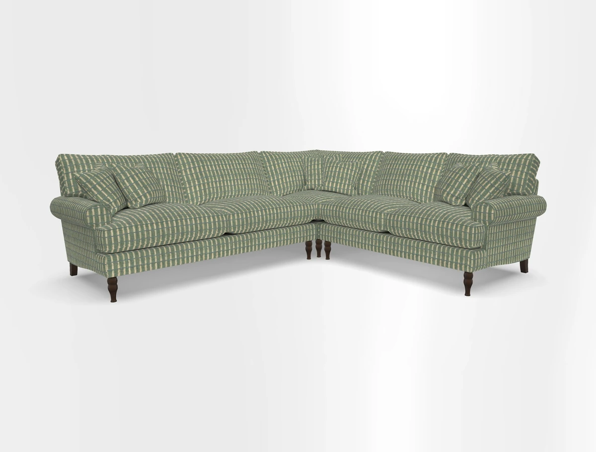 Cooksbridge corner sofa LHF in Cloth 21 Oak Leaf Beech