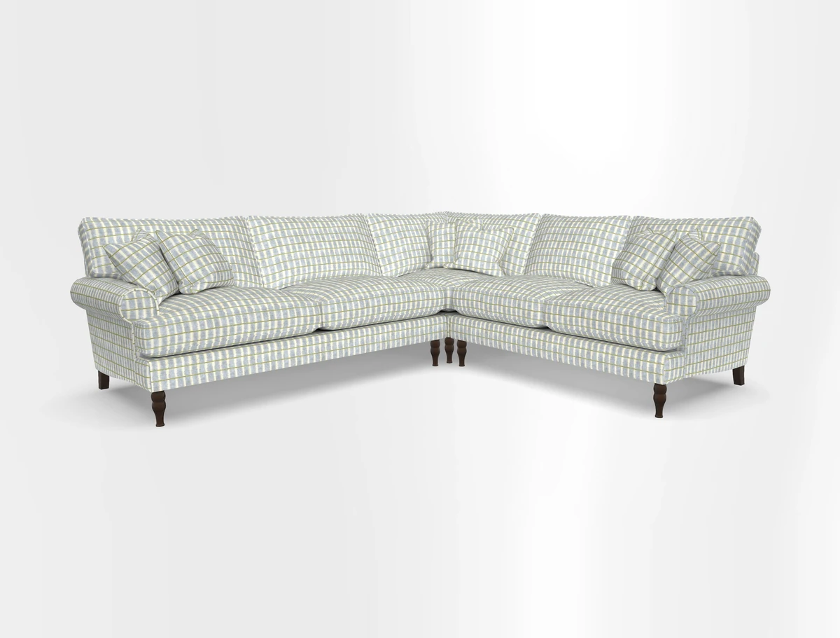 Cooksbridge corner sofa LHF in Cloth 21 Oak Leaf Beech