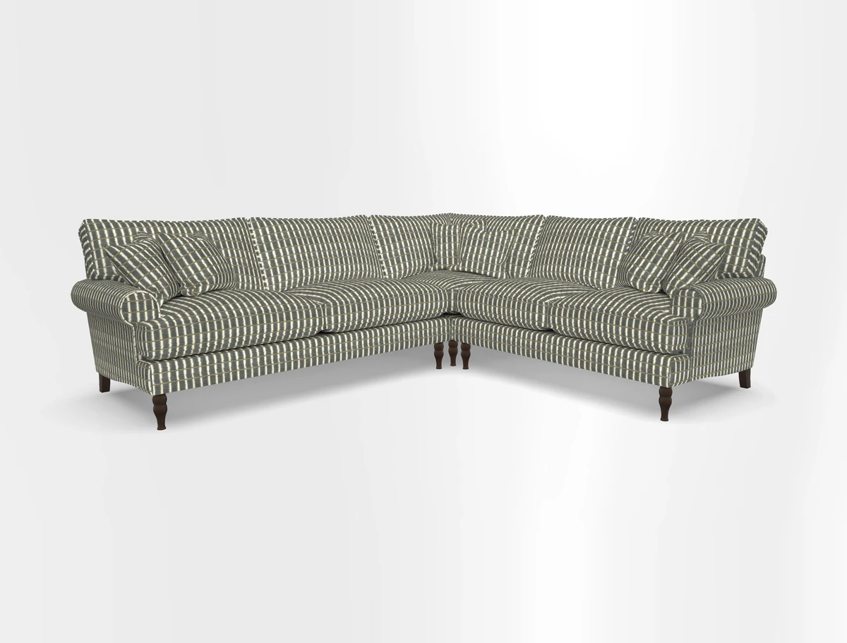 Cooksbridge corner sofa LHF in Cloth 21 Oak Leaf Beech
