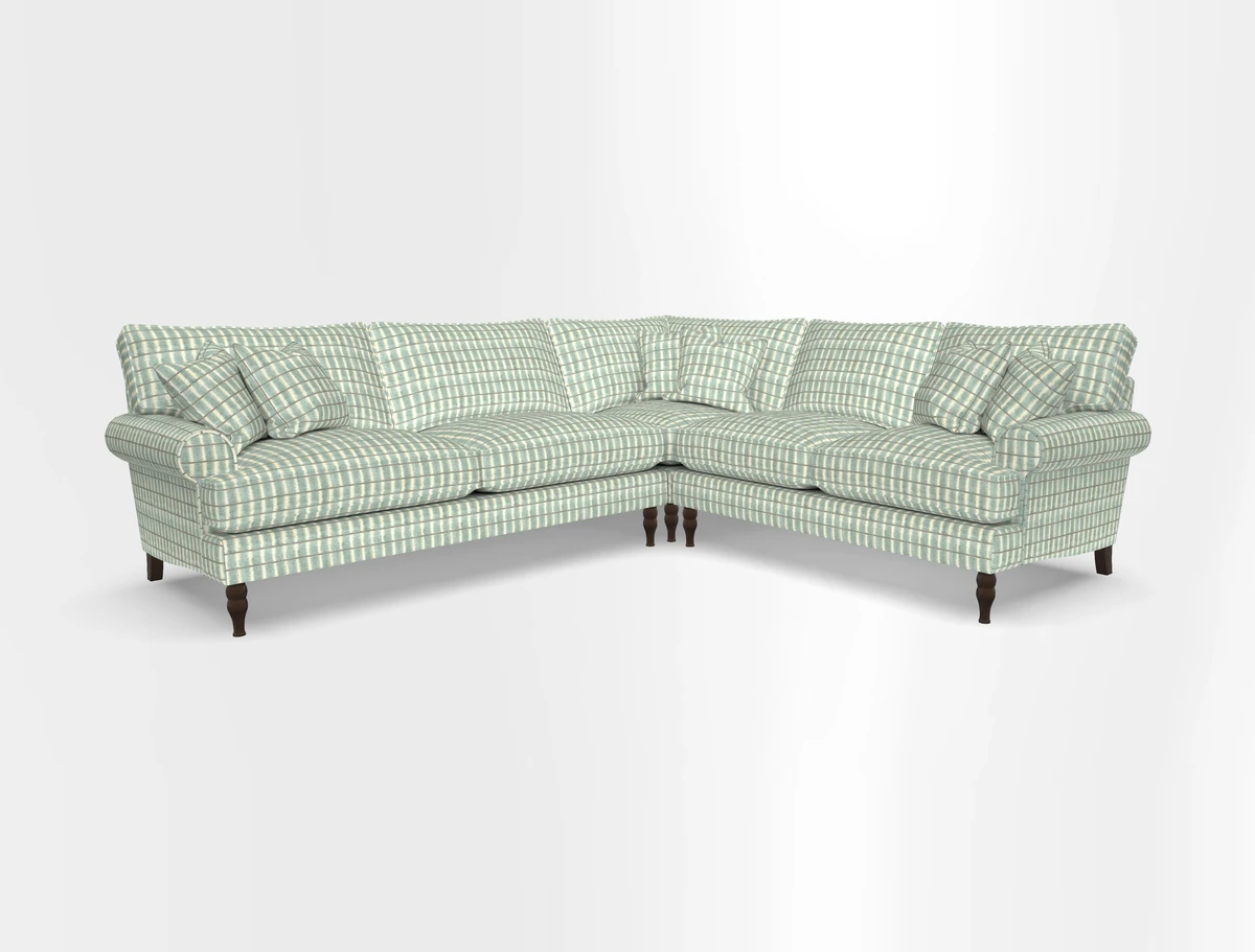 Cooksbridge corner sofa LHF in Cloth 21 Oak Leaf Beech