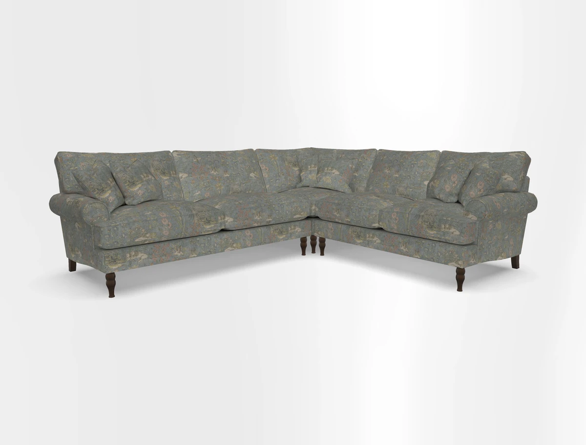 Cooksbridge corner sofa LHF in Cloth 21 Oak Leaf Beech