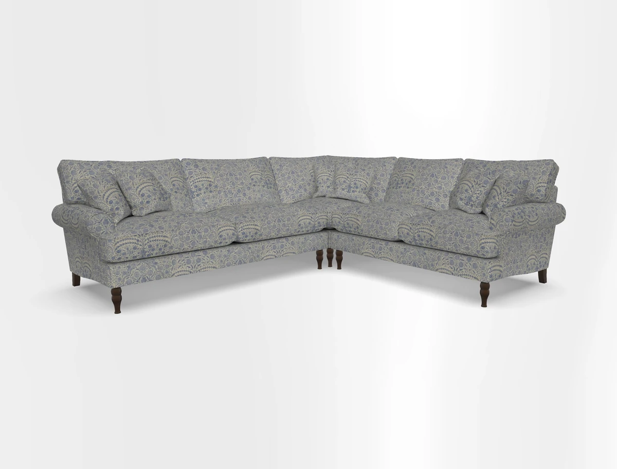 Cooksbridge corner sofa LHF in Cloth 21 Oak Leaf Beech