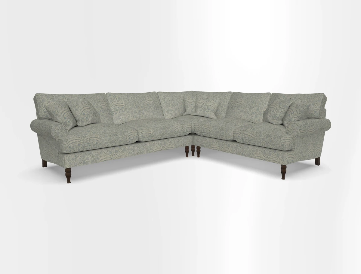 Cooksbridge corner sofa LHF in Cloth 21 Oak Leaf Beech