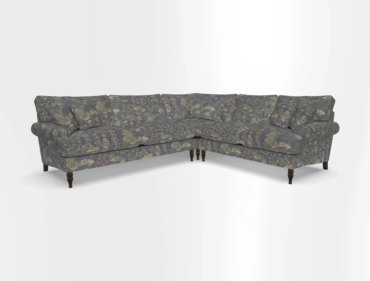 Cooksbridge corner sofa LHF in Cloth 21 Oak Leaf Beech