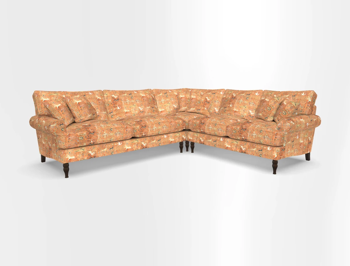 Cooksbridge corner sofa LHF in Cloth 21 Oak Leaf Beech