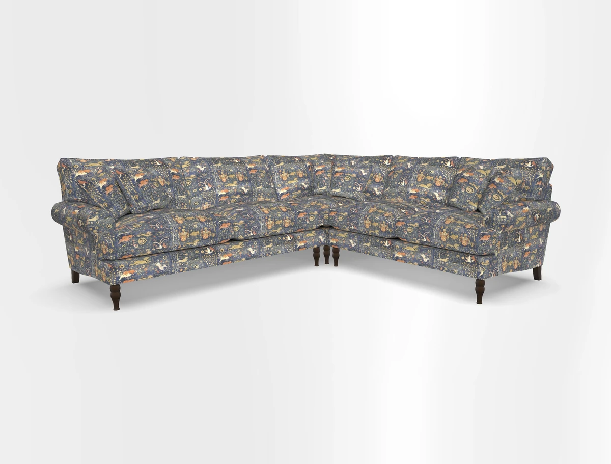 Cooksbridge corner sofa LHF in Cloth 21 Oak Leaf Beech