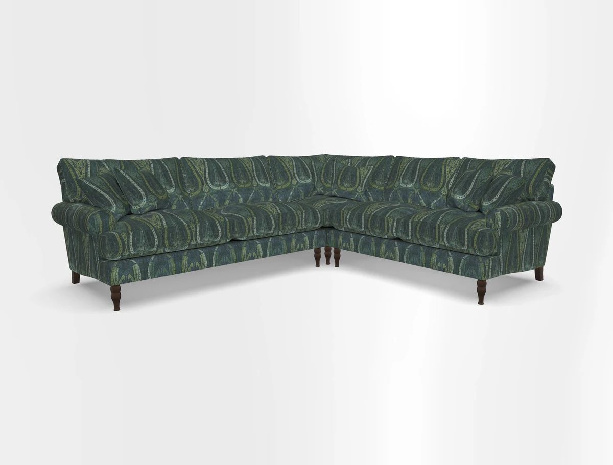 Cooksbridge corner sofa LHF in Cloth 21 Oak Leaf Beech
