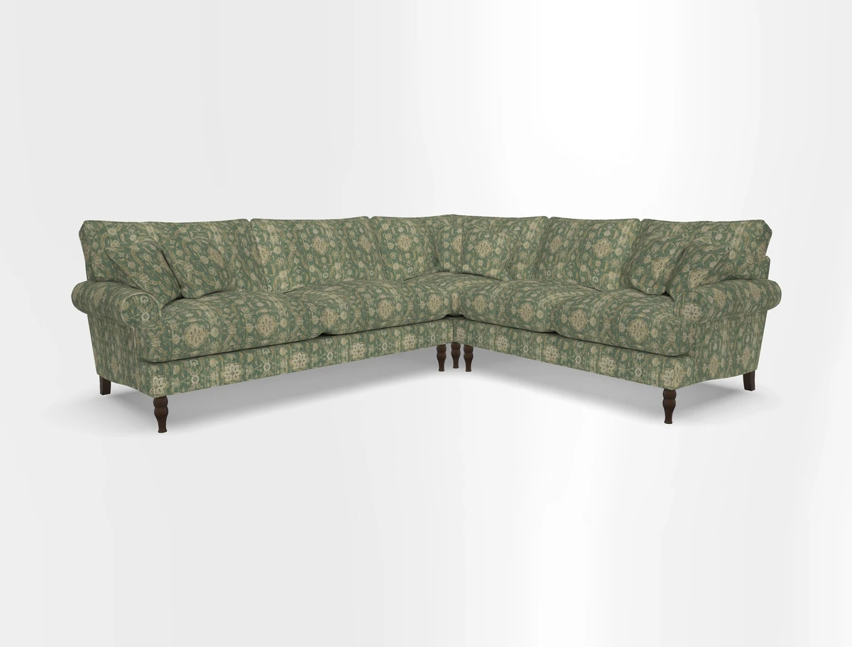 Cooksbridge corner sofa LHF in Cloth 21 Oak Leaf Beech