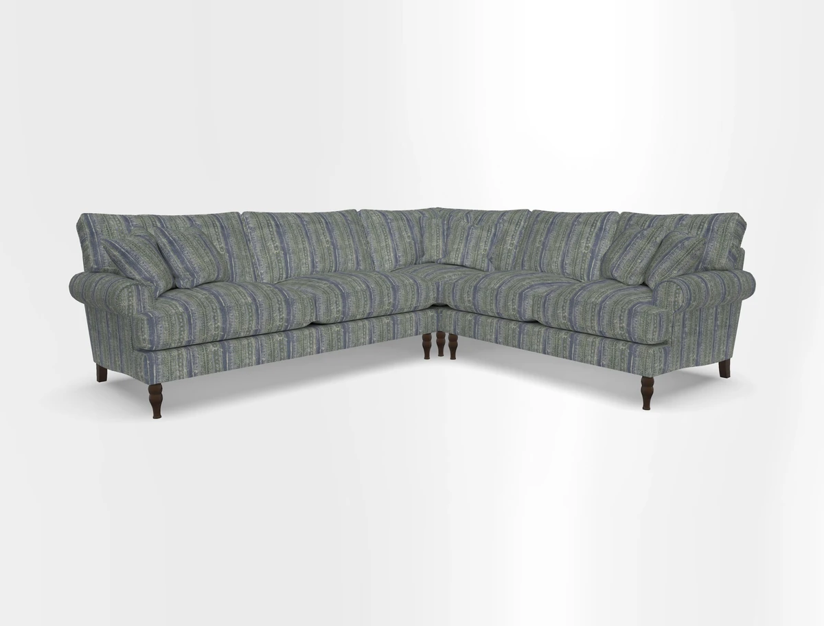 Cooksbridge corner sofa LHF in Cloth 21 Oak Leaf Beech