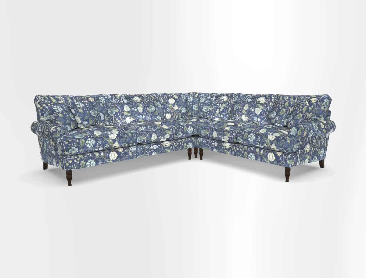 Cooksbridge corner sofa LHF in Cloth 21 Oak Leaf Beech