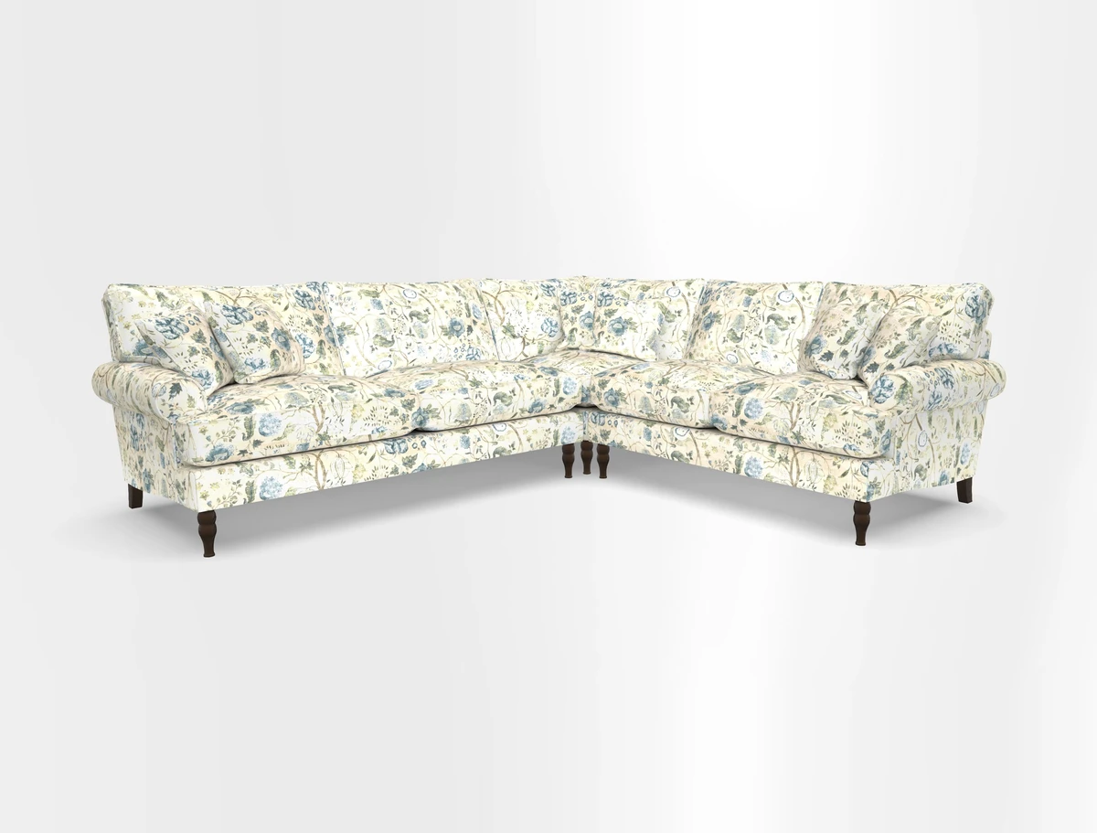 Cooksbridge corner sofa LHF in Cloth 21 Oak Leaf Beech