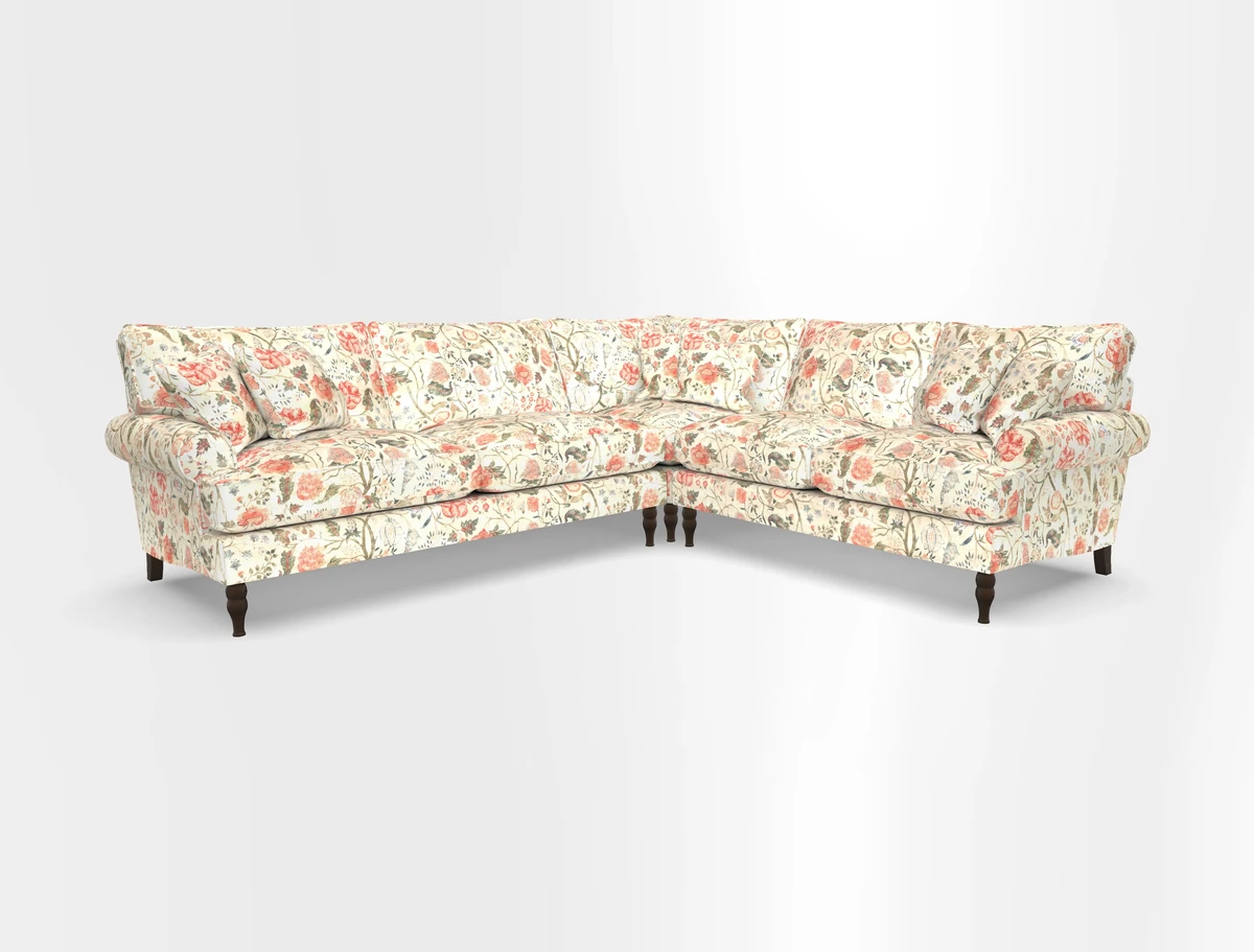 Cooksbridge corner sofa LHF in Cloth 21 Oak Leaf Beech