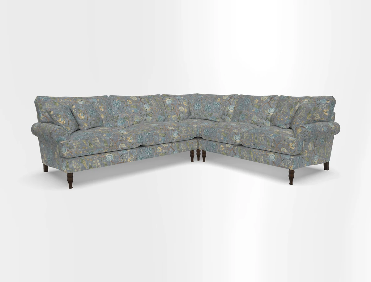 Cooksbridge corner sofa LHF in Cloth 21 Oak Leaf Beech