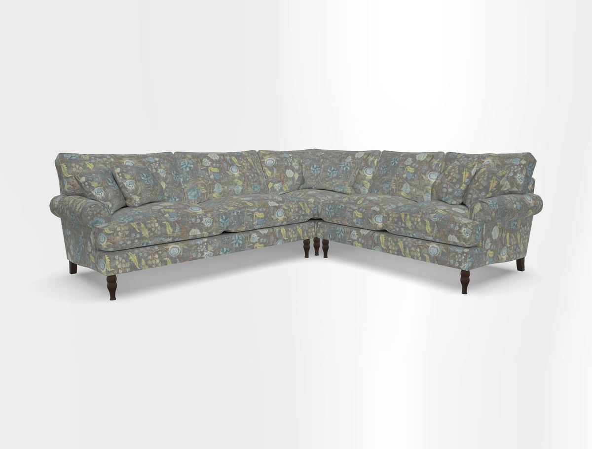 Cooksbridge corner sofa LHF in Cloth 21 Oak Leaf Beech