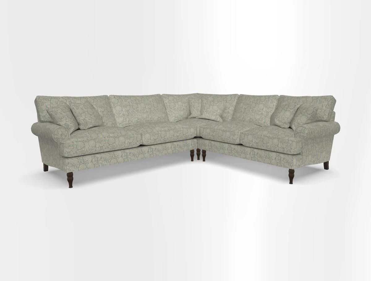 Cooksbridge corner sofa LHF in Cloth 21 Oak Leaf Beech