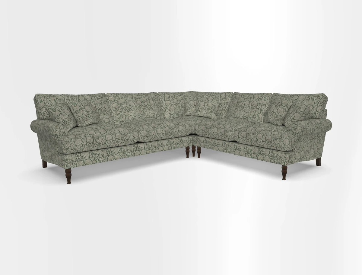 Cooksbridge corner sofa LHF in Cloth 21 Oak Leaf Beech