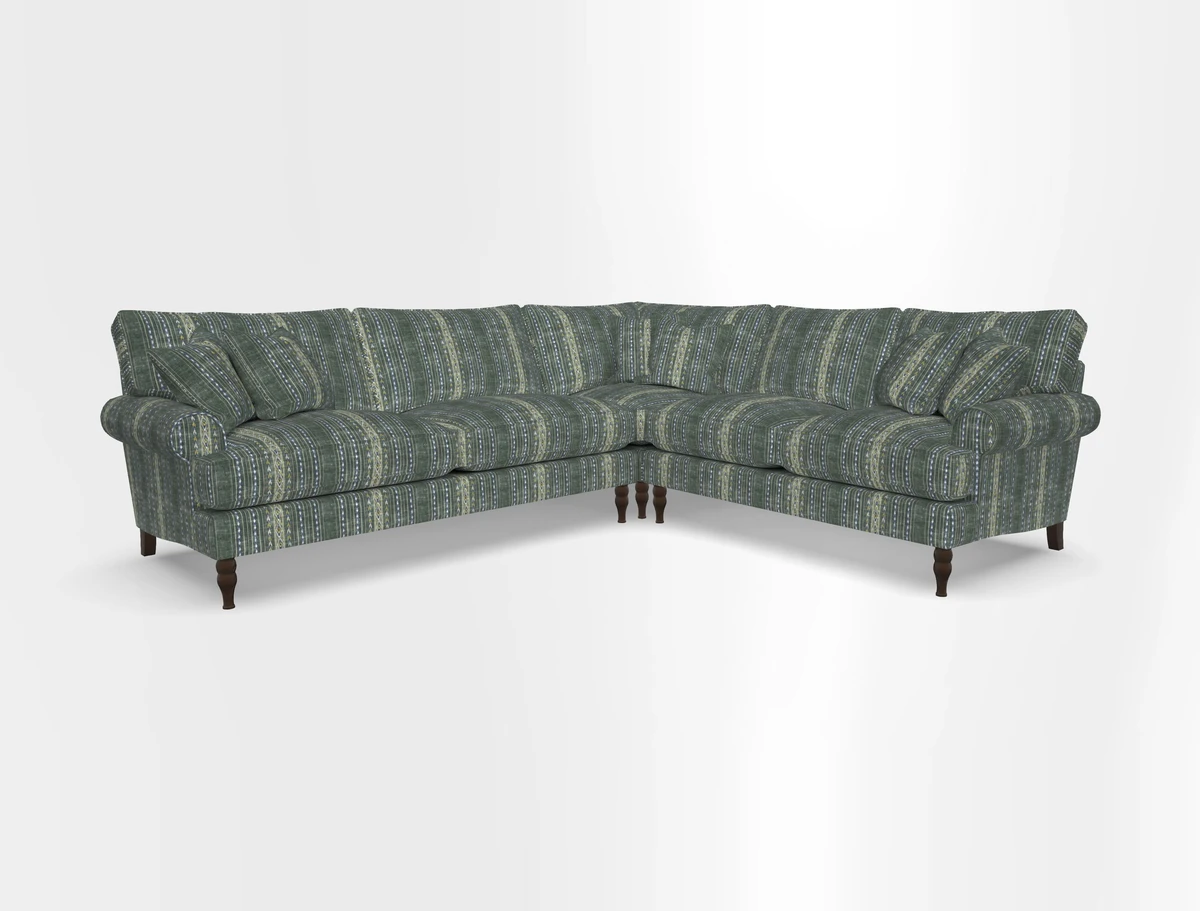 Cooksbridge corner sofa LHF in Cloth 21 Oak Leaf Beech
