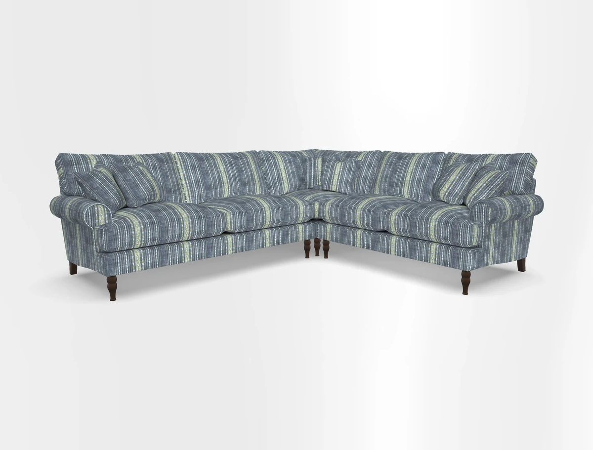 Cooksbridge corner sofa LHF in Cloth 21 Oak Leaf Beech