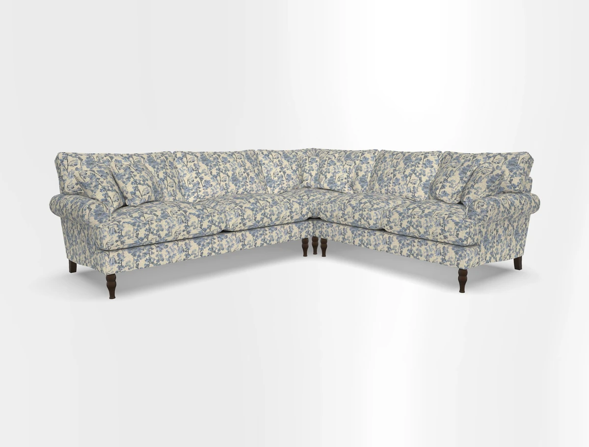 Cooksbridge corner sofa LHF in Cloth 21 Oak Leaf Beech