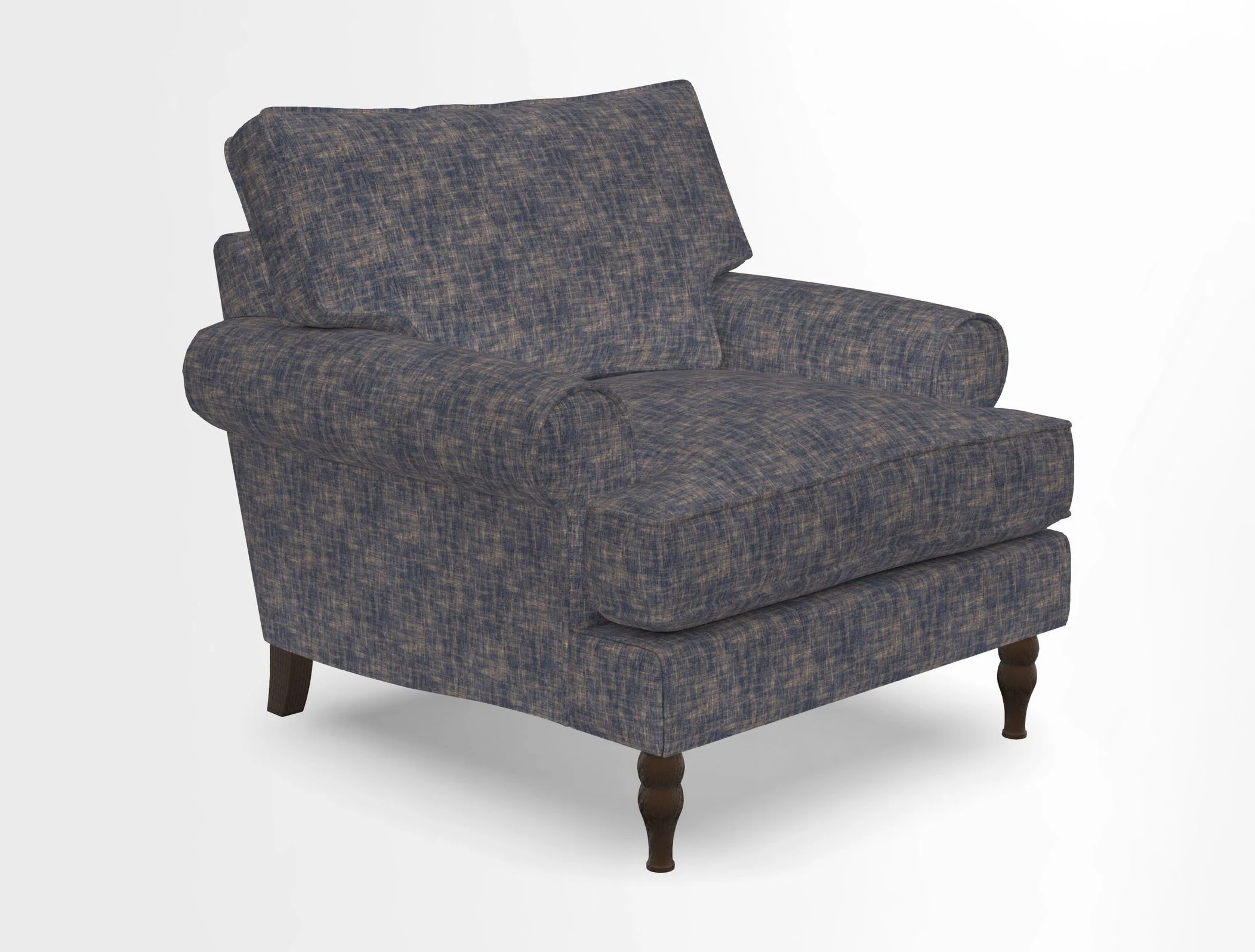Cooksbridge Chair in Cloth 21 Simple Stripe Bilberry