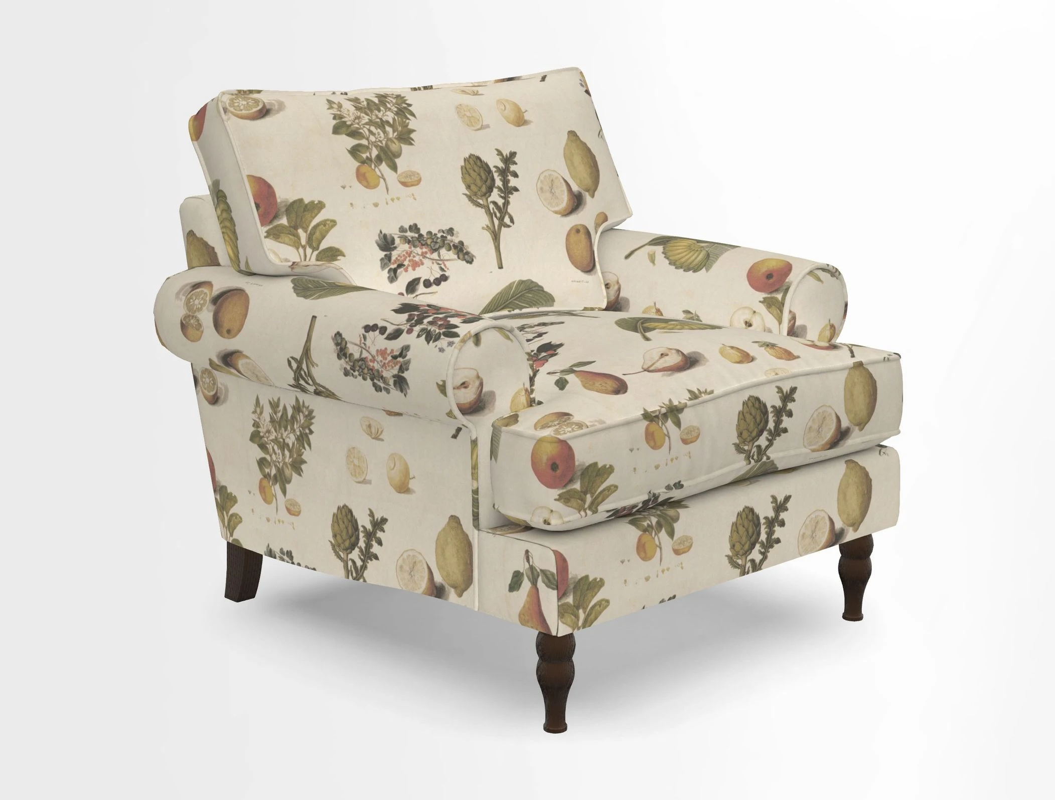 Cooksbridge Chair in Cloth 21 Simple Stripe Bilberry