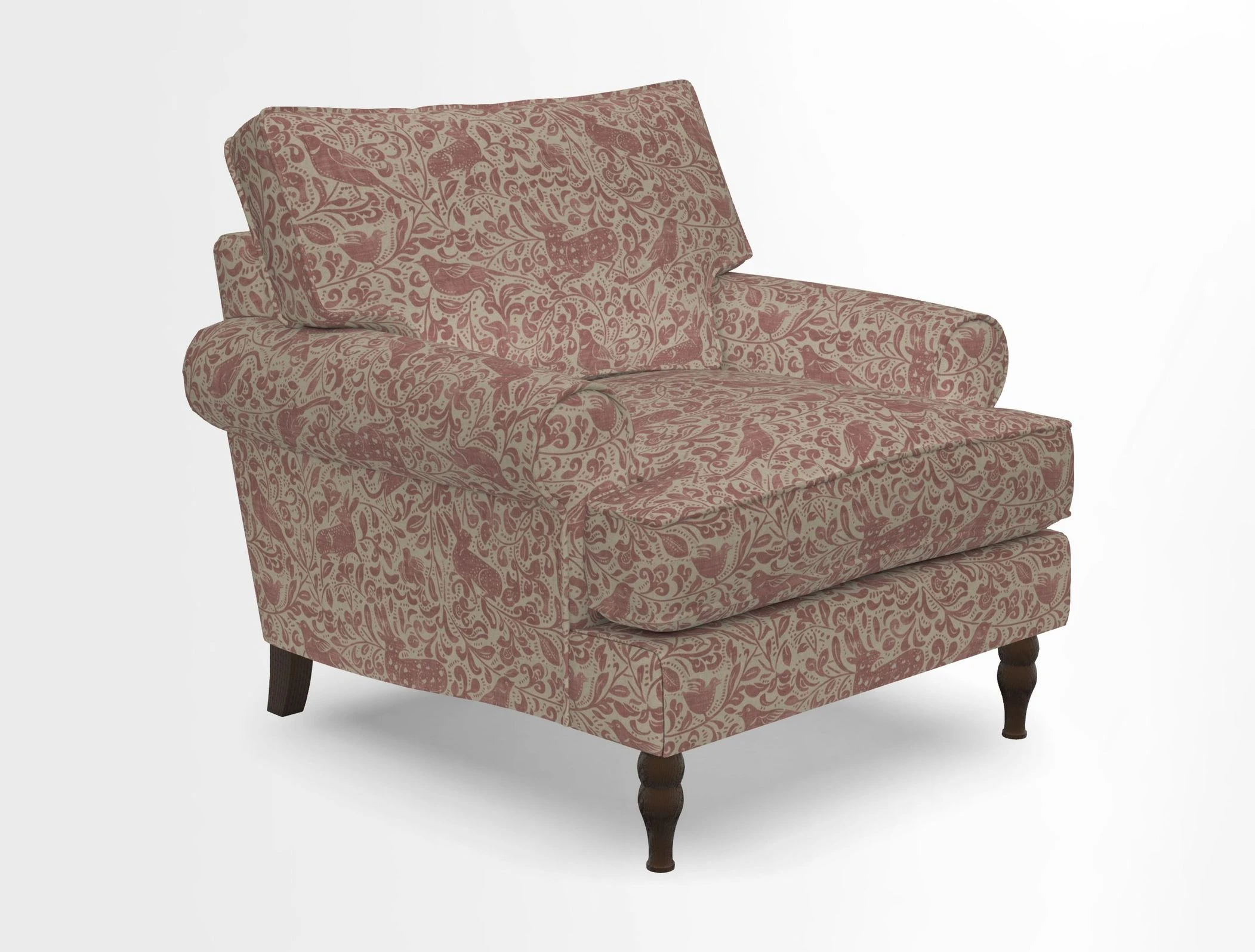 Cooksbridge Chair in Cloth 21 Simple Stripe Bilberry