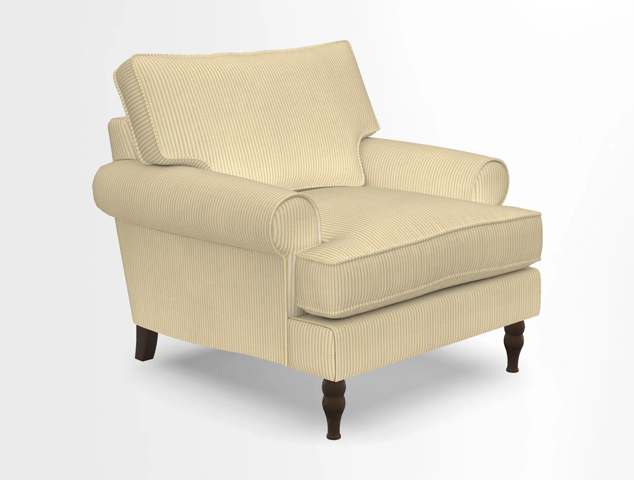 Cooksbridge Chair in Cloth 21 Simple Stripe Bilberry